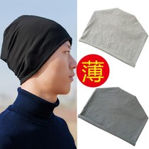 Mens hat Cotton nightcap male bald four seasons headscarf breathable pullover Baotou hat summer thin section sleeping spring and autumn