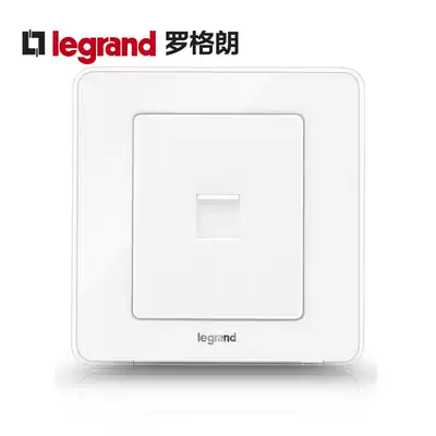 TCL Rograng Yicen series Bingying White switch socket single phone socket