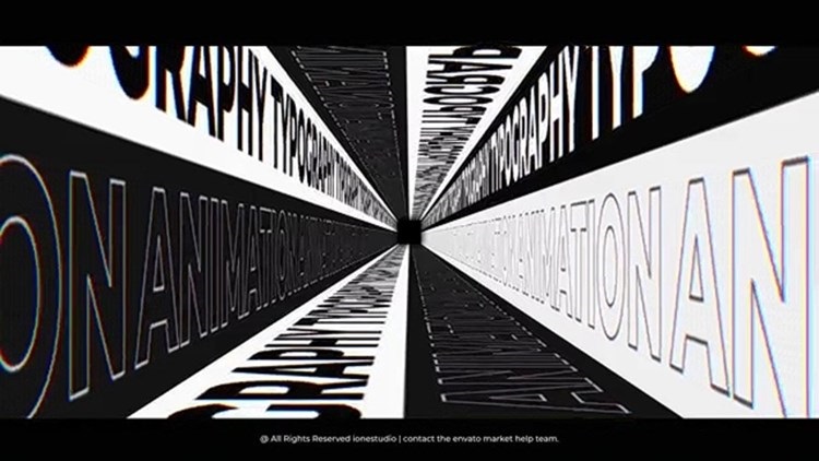 24款创意独特动力学无缝循环文字文本动画动态背景特效AE模板插图8
