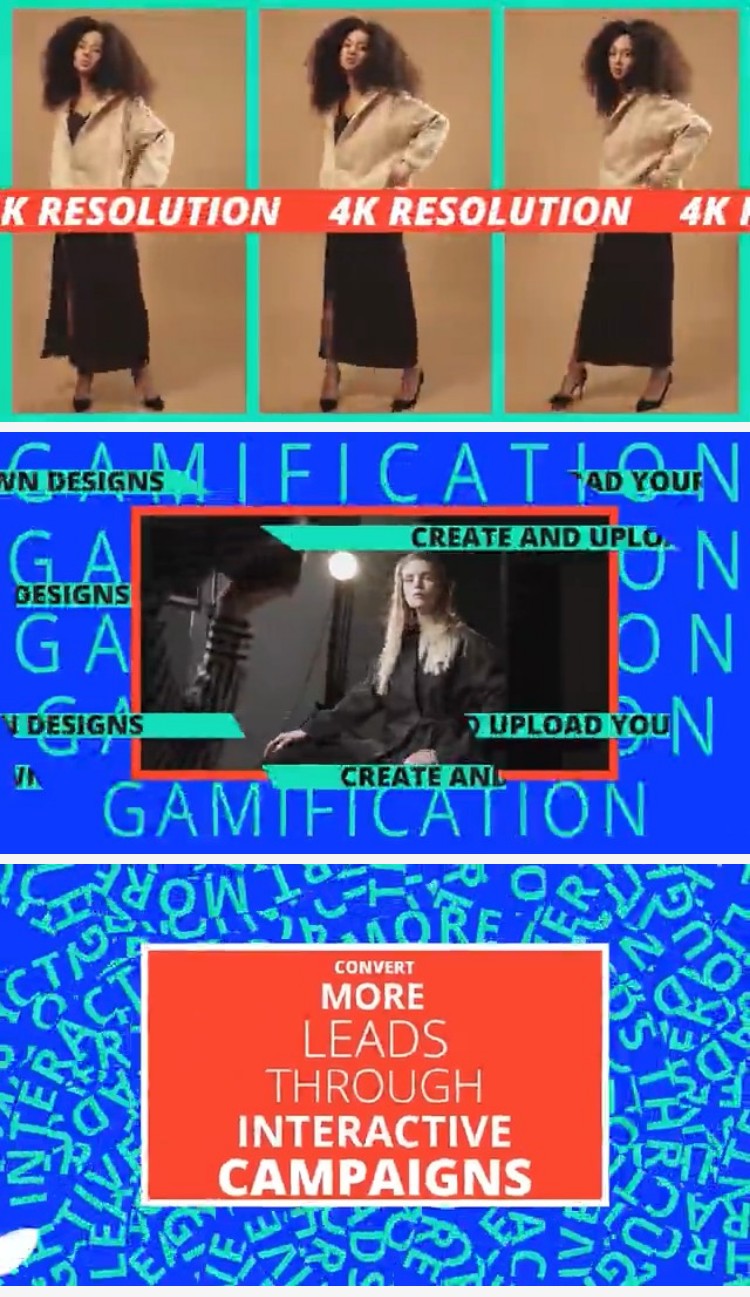 AE模板多种创意文本排版设计的节奏感片头动画AEP工程文件模版插图3