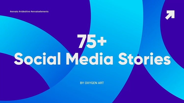 75+款社交媒体竖版竖屏Stories动画动态图文海报设计样机AE模板插图4