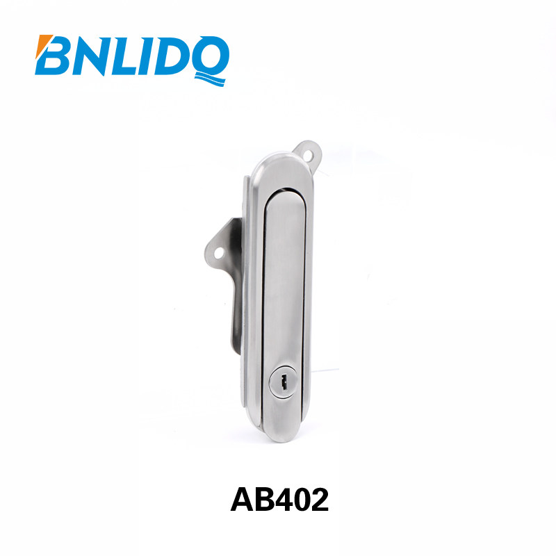 Stainless steel AB402 universal push-type outdoor distribution box control cabinet lock plane lock mechanical equipment with key