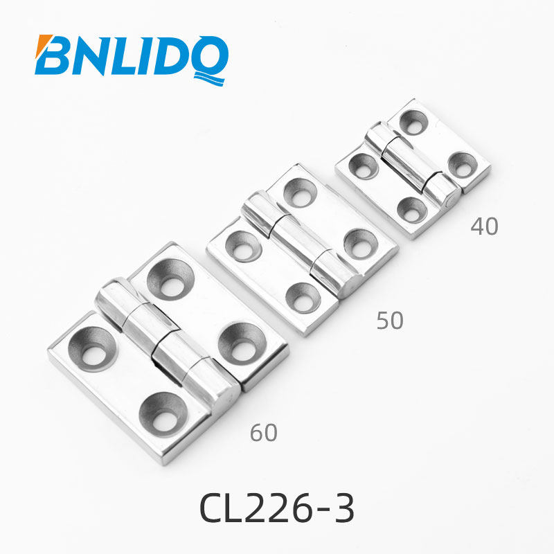 Stainless steel hole CL226-40 50 60 stainless steel heavy duty hinge thickened industrial hinge Benelli cabinet lock
