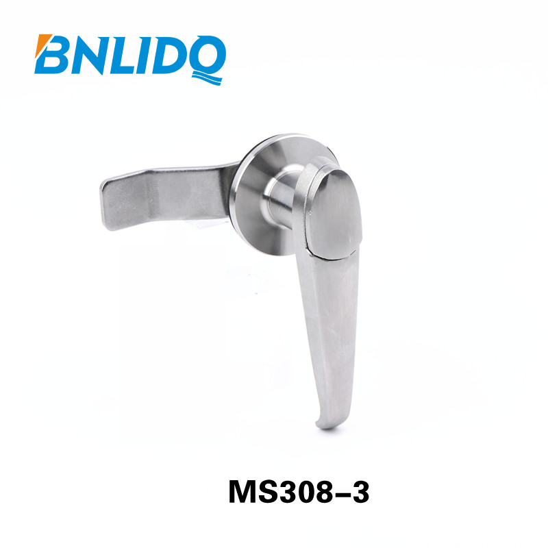 Stainless steel MS308-3 board hand lock control cabinet open professional power distribution cabinet lock door open outdoor waterproof power distribution cabinet