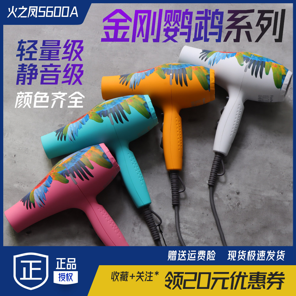 Fire Fengfeng Hairdryer 5600A High Power Barber Shop special household silent hair gallery wind power
