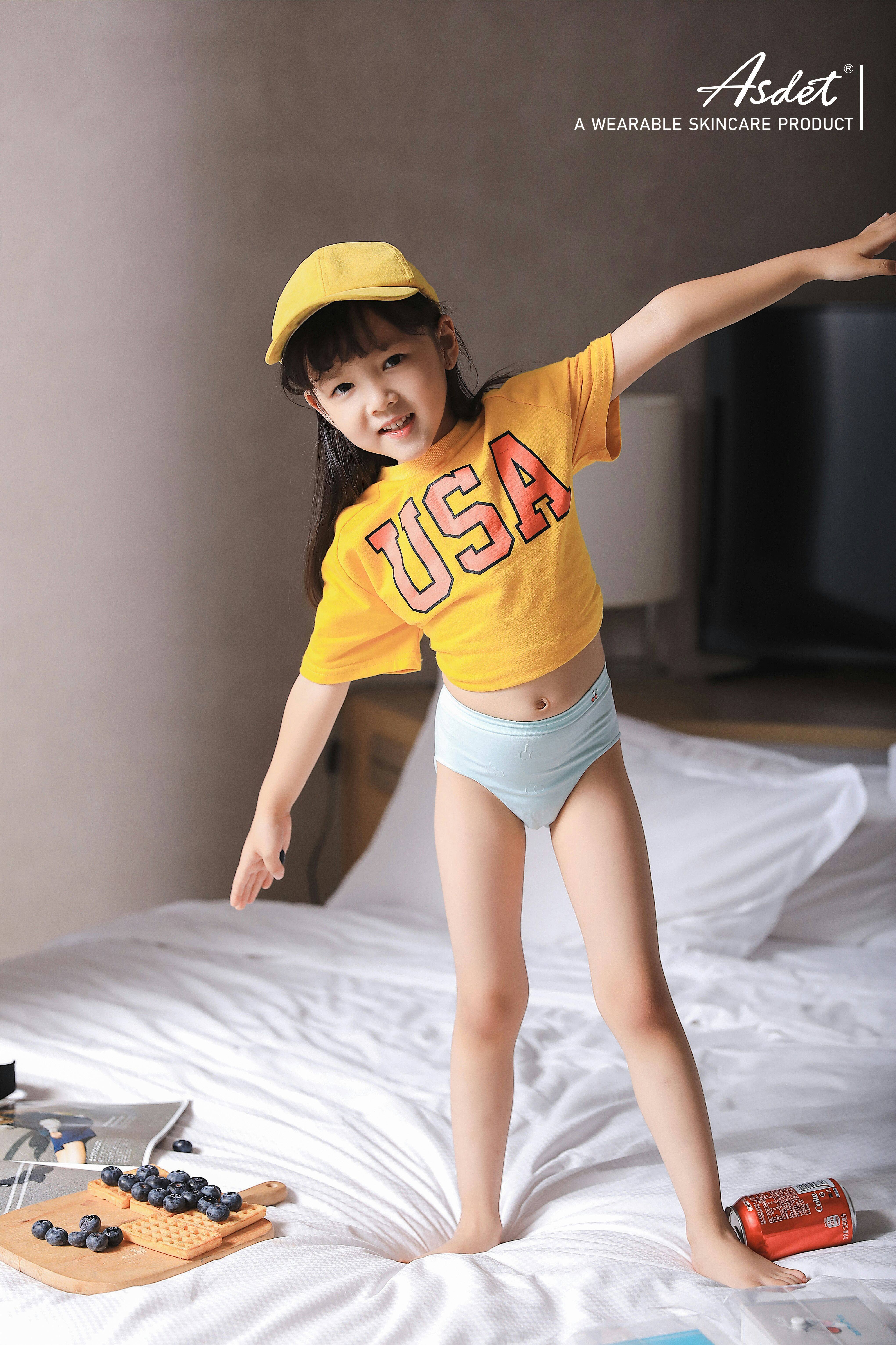 Youai cherry mini girls' underwear briefs cherry pants Youai antibacterial silver fiber cute