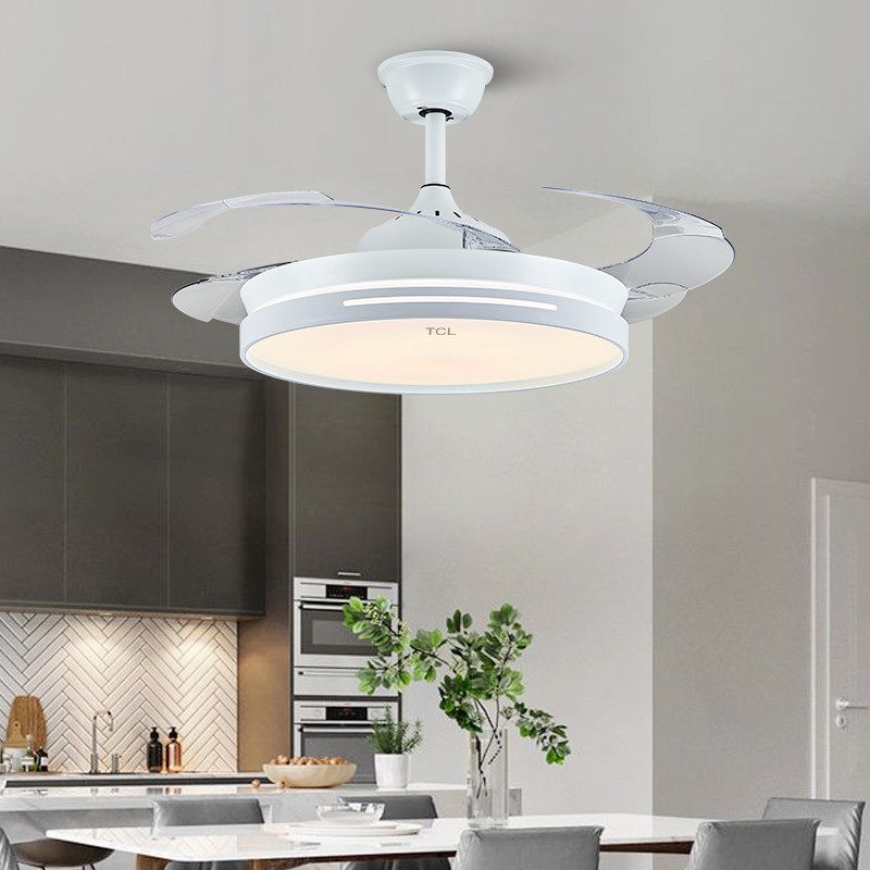 TCL fan lamp ceiling fan lamp modern simple home living room dining bedroom invisible ceiling integrated fan ceiling chandelier