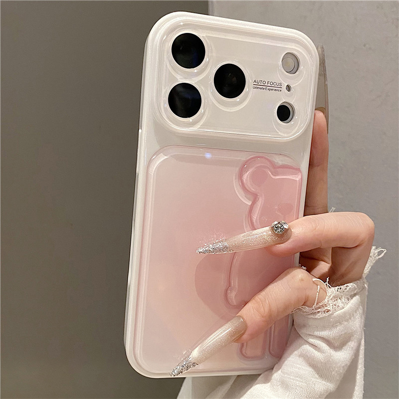 Gradient Color Three-Dimensional Bear Phone Case Suitable for Apple 18 Pro Max, New iPhone 17 Pro Instantly Transforms into 18, Large Window 16, Cartoon Creative 15, Couple 14, Full Protection Anti-Drop 17 Protective Case Gradient Color Three-Dimensional Bear Phone Case Suitable for Apple 18 Pro Max, New iPhone 17 Pro Instantly Transforms into 18, Large Window 16, Cartoon Creative 15, Couple 14, Full Protection Anti-Drop 17 Protective Case