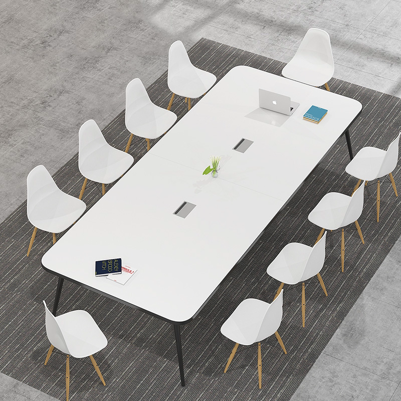 Chengdu conference table simple modern office furniture long table and chair combination workbench large table small long table