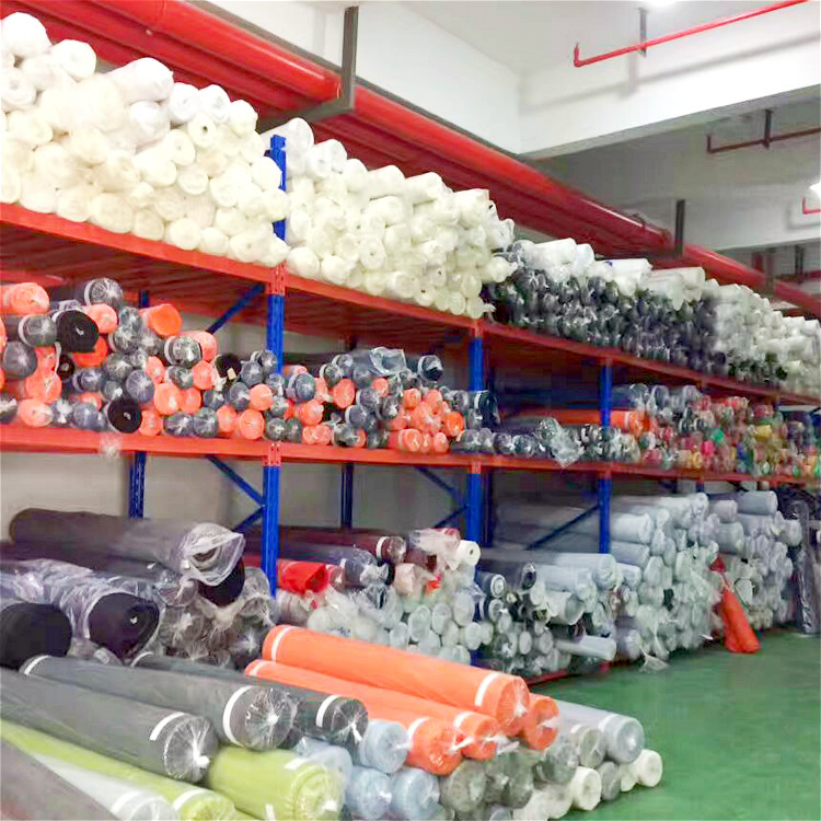 Manufacturer Customized Warehousing Heavy Clothing Fabric Rack Shelving Warehouse Plant Metal Steel Frame Removable Fabric Rack
