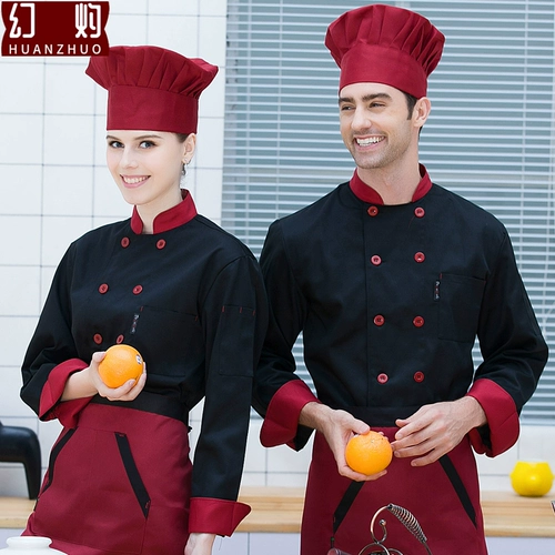 Шеф-повар отеля рабочую одежду мужская отель с длинными рукавами обратно кухонная одея