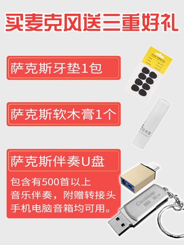 Баомический саксофон с шумом беспроводной микрофон микрофон 120 м.