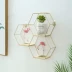 Nền tường trang trí nền lưới màu đỏ kệ khung trang trí phòng đơn giản treo tường nordic - Kính