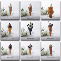Simulated ice cream model cone ice cream cone Big Mac Michael Crisp ice cream sample prop food model