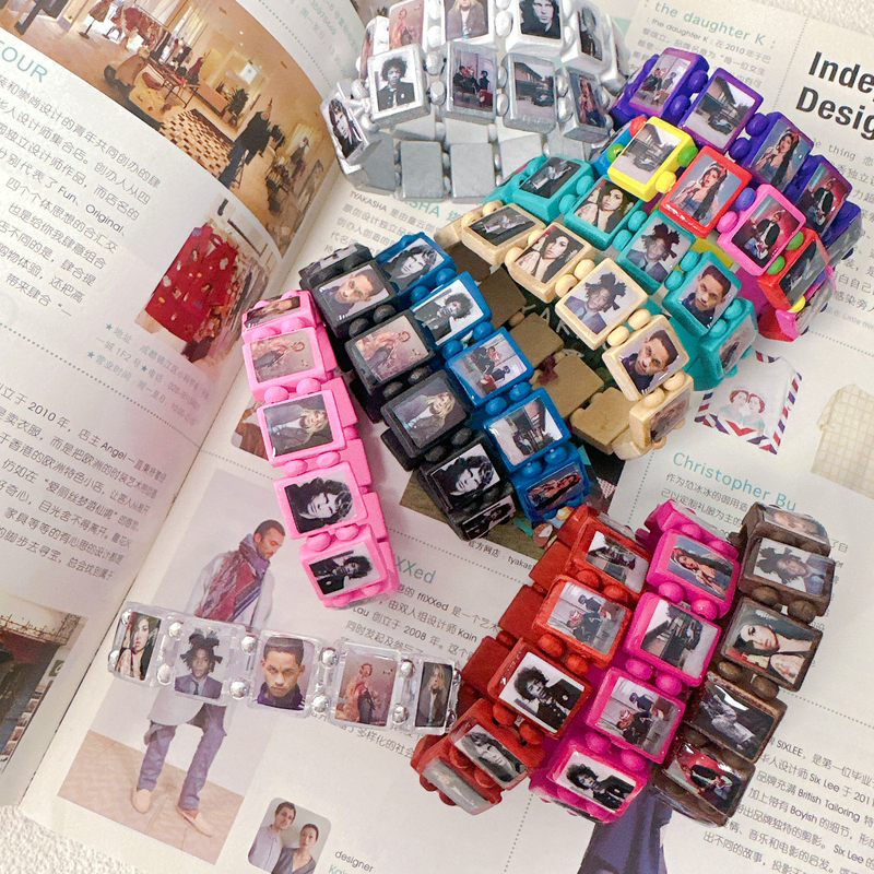 ins Same Style Bazo1199 Subculture Millennial Style Punk Hip-Hop Bracelet Rock Rapper Bracelet Multi-Color ins Same Style Bazo1199 Subculture Millennial Style Punk Hip-Hop Bracelet Rock Rapper Bracelet Multi-Color