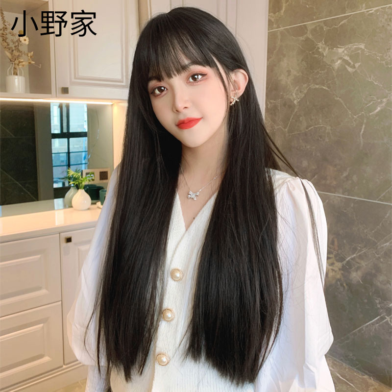 Xiao Noo Invisible Lace Wig Woman Hair Hair All Head-covered Hanghai Direct Handle Set