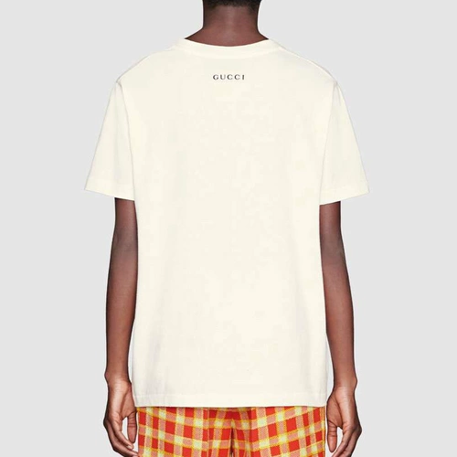 Gucci, apple, осенняя футболка с коротким рукавом, 2020