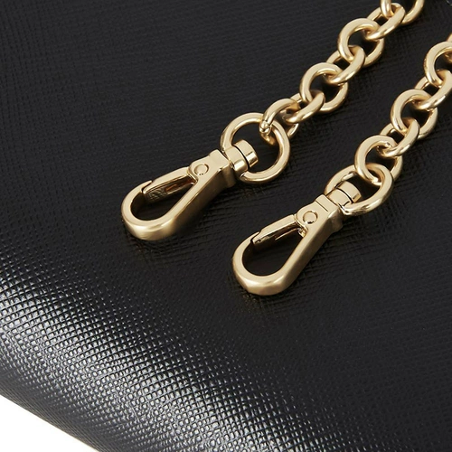 PRADA Prada, черная маленькая цепь, сумка через плечо, сумка на одно плечо