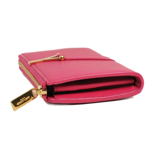 YSL/圣罗兰 Универсальный красный длинный бумажник с молнией, кошелек, маленькая сумка клатч, на молнии