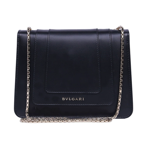 Bvlgari, черная сумка на одно плечо