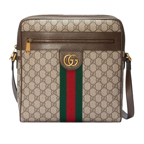 Gucci, бежевая сумка на одно плечо