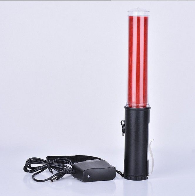 Rechargeable 260 traffic baton glow stick Escape signal stick led light emergency light glow stick warning stick
