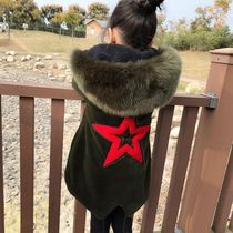 2020 new childrens foreign style girls boys cotton clothes tide children Winter baby cotton clothes plus velvet thick coat winter