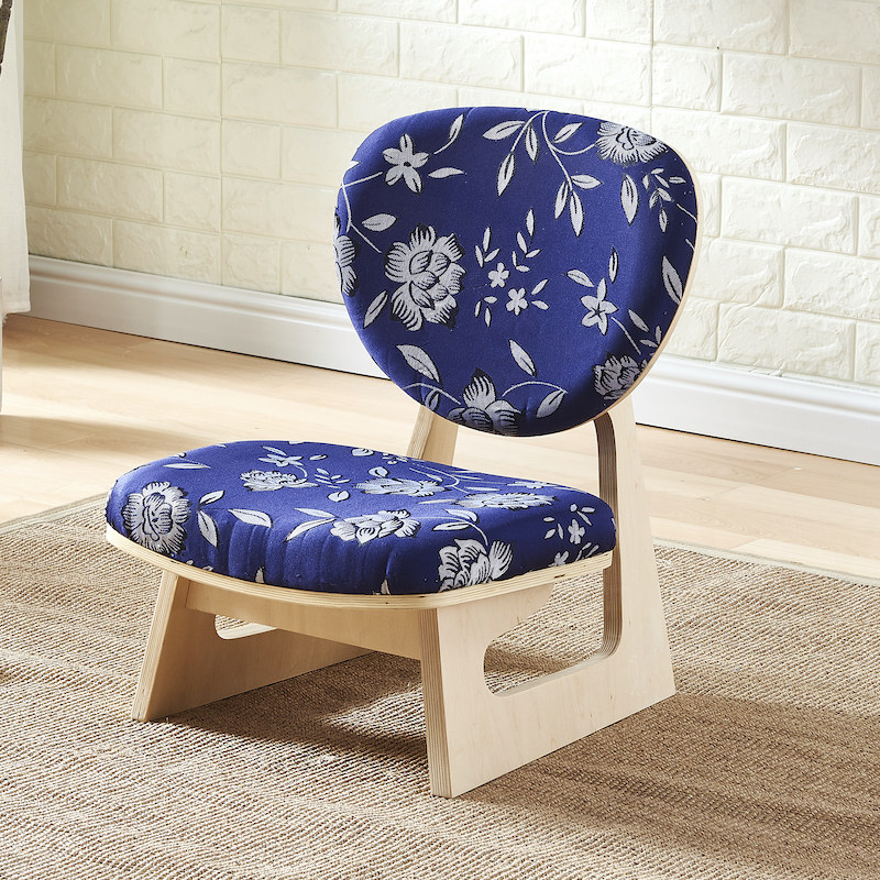 Japanese-style stool tatami chair seat and chair bay window chair lazy bed back chair tea room floor low chair