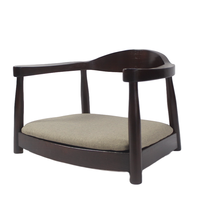 Solid wooden tatami chair and chair Japanese backseat balcony floating window bed on the ground meditation chair