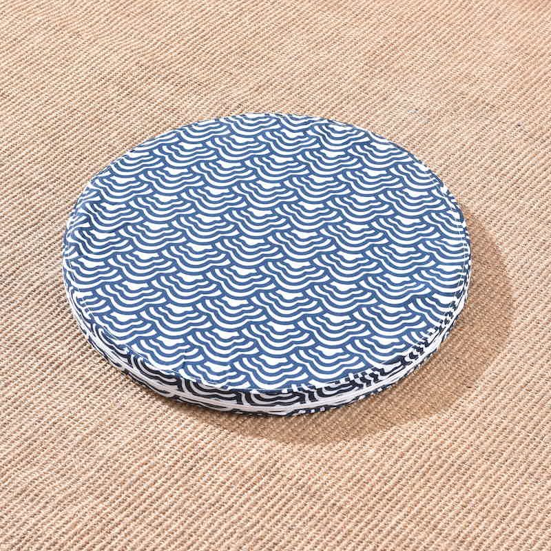Straw dual-use futon tatami meditation cushion meditation cushion bay window cushion round tea table cushion straw mat cushion thickening