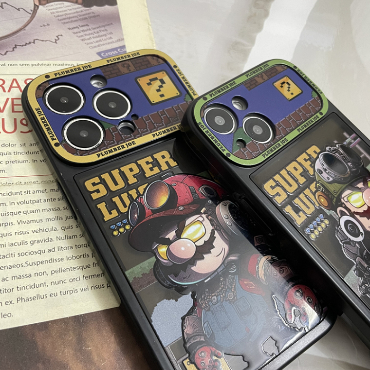 Super Mario Luigi New 14, 13, 12 iPhone Case