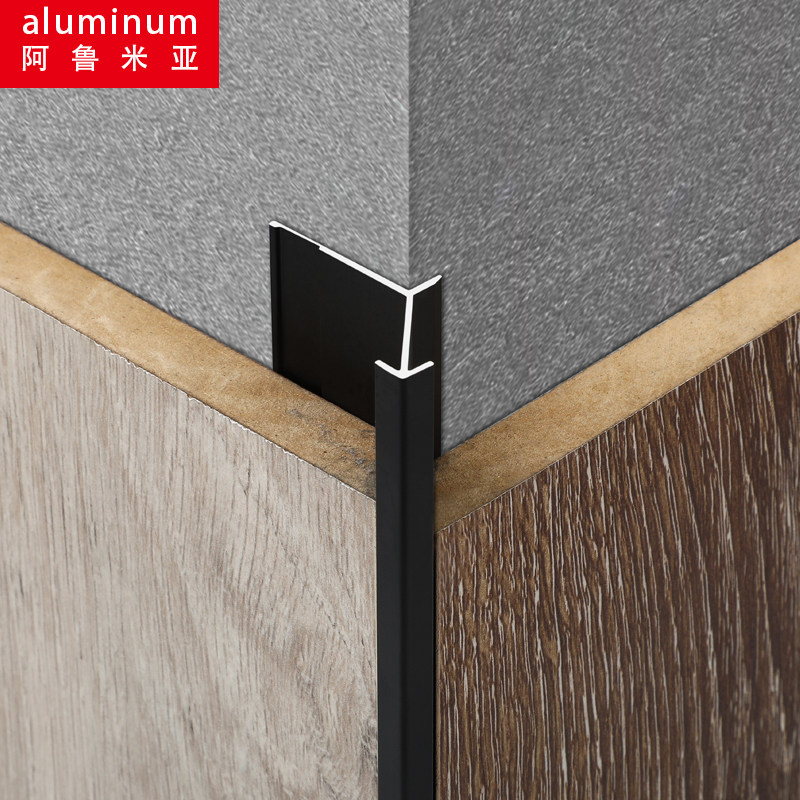 5 9 12 18 of aluminium alloy protective wall panel with anti-collision protection strip metal UV plate splicing wood plate closing angle line