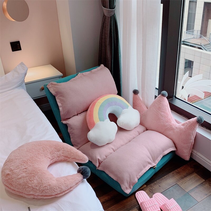 Sloth Sofa Small Tatami Single Bedroom Woman Teen Girl Room Net Red Cute Small Balcony Net Red with a floating window