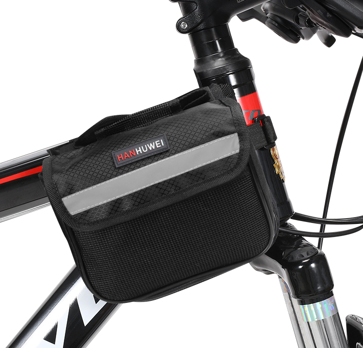 Children's mountain bike bag front beam bag front bar small hanging bag bag upper tube storage waterproof mobile phone bag riding