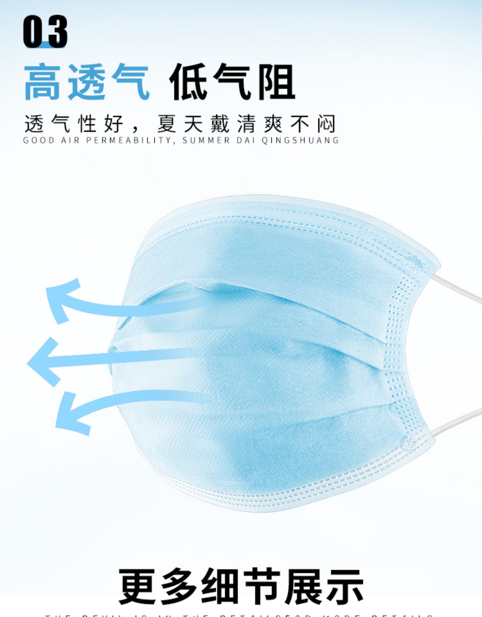 药监局认证 同运  一次性三层防护医用口罩 50只 图6