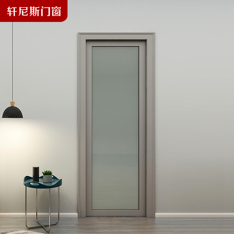 Hennessy Land Open Toilet Door Kitchen Toilet Door Toilet Toilet Aluminum Alloy Door and Window Customized Glass Door