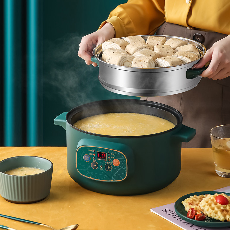 Egg steamer electric steamer household small electric cooking instant noodle pot dormitory cooking porridge artifact egg cooker breakfast machine fried eggs