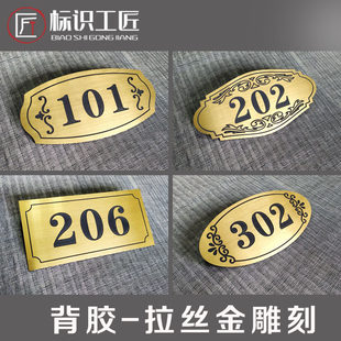 [门牌号家用定制数字房间]