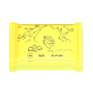 顽皮猴婴幼儿湿纸巾5包*10抽