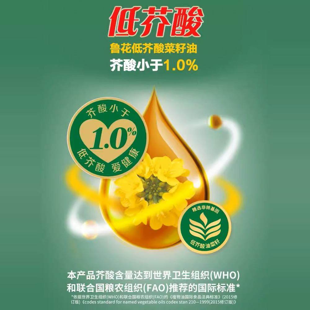 鲁花低芥酸特香菜籽油5L:🌿新鲜压榨,健康好滋味,厨房必备!🔥-菜籽油-淘宝好物网