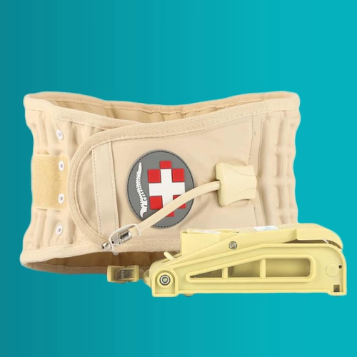 Поясничный ремень поясничный межпозвоночный диск выстрел, исправляющий лечение медицинского штамма поясничной поясничной мышцы, надувного декомпрессионного ремня