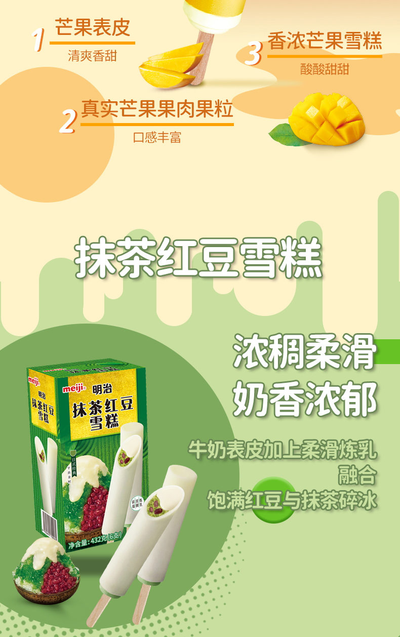 日本 明治 meiji 雪糕冰淇淋 4盒3口味 共24支 图5