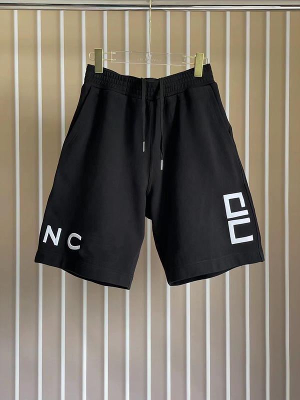 Gvc Djy New Summer Style Letter Embroidery Printed Iron Ring Zipper Loose Casual Pants Five-Point Shorts for Men and Women