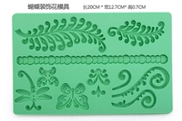 Декоративные цветы, силиконовая форма