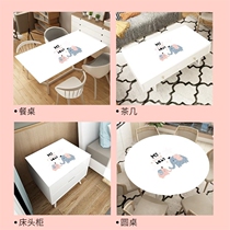 ins cushion table cloth computer makeup typhoon dresser table cloth writing desk tablecloths desk decoration student dormitories