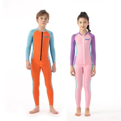 yalisi 어린이 수영복과 바지 소녀 분할 수영복 선 보호 정장 Zhongda Children 's Hot Spring Long-Sleeved Boys'Swimsuits