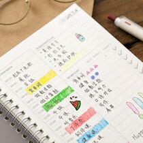 Simple Kraft paper plan this coil day plan this time plan this transparent cover time efficiency management book