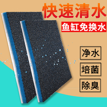 Fish tank filter cotton Super water purification Advanced thickened high density purification biochemical cotton sponge special filter material