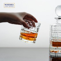 Czech imported crystal times square whisky glass bottles high-end creative luxury European style