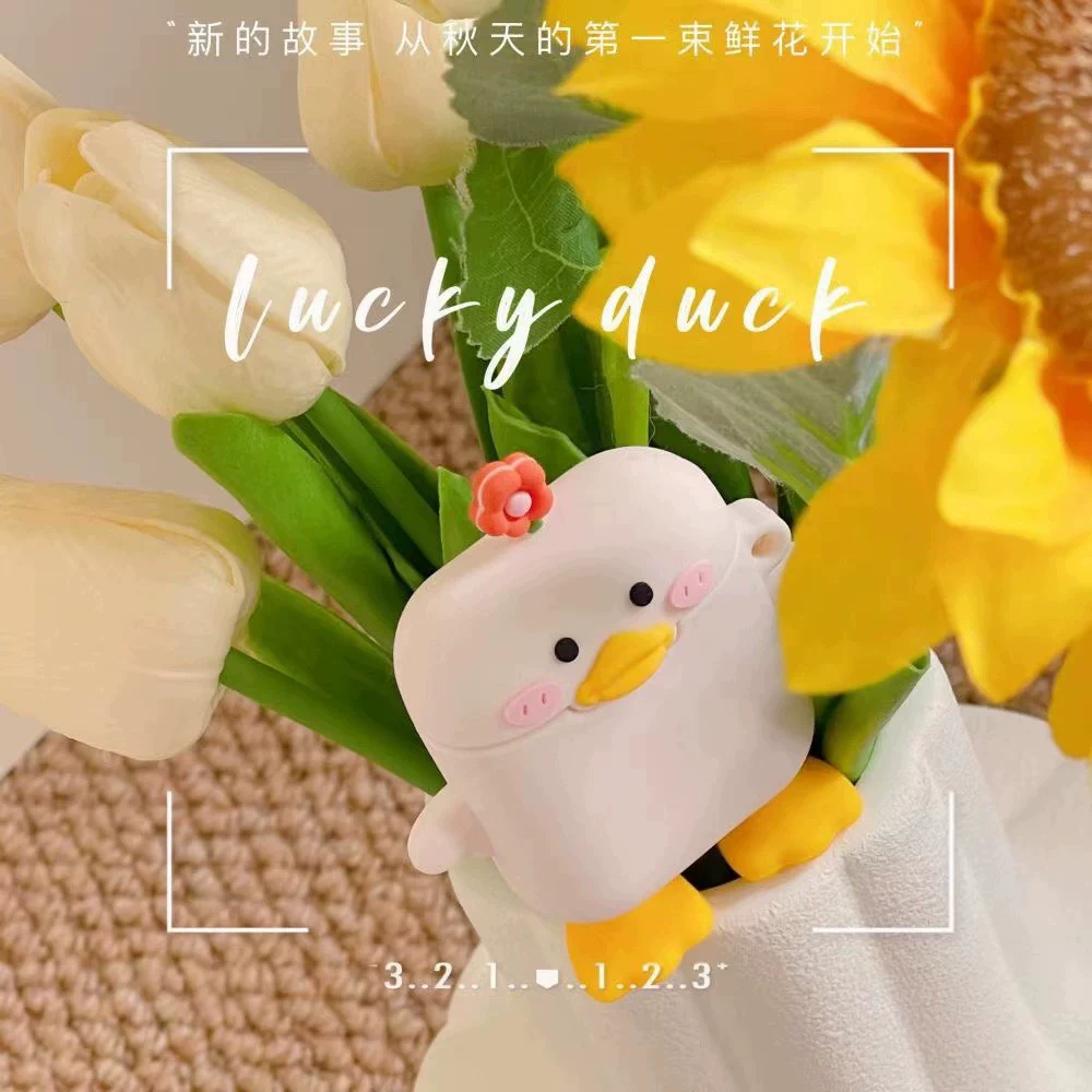 B.Duck, Apple, бренд милые совместимые наушники, беспроводной силиконовый защитный чехол
